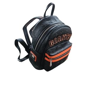 Loungefly Black and Orange Giants Embossed Backpack